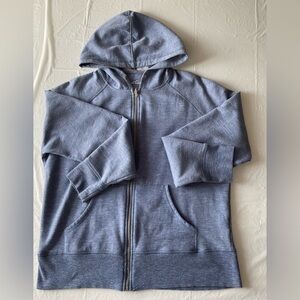 Eddie Bauer Women’s Blue Zip-Up Hoodie Activewear Jacket - Size Large